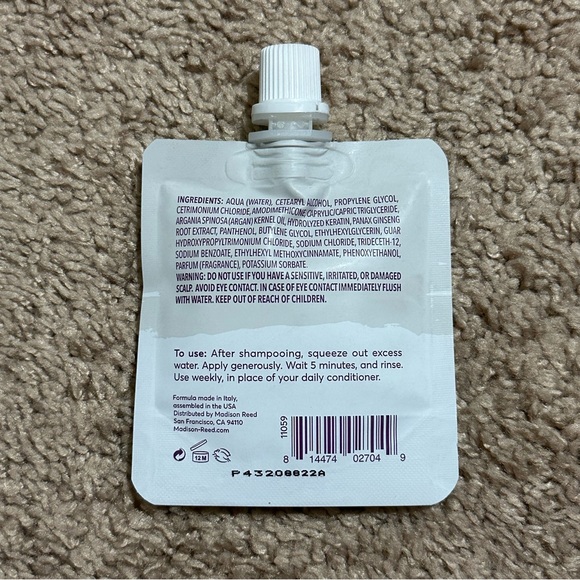 3 for $15 - NEW Madison Reed Color Therapy Colorless Conditioning Hair Mask - Picture 3 of 5